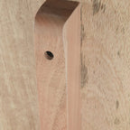 Mid-Century-Modern-Sideboard mit 4 Türen, geriffelten Details und 70-Inch Breite
