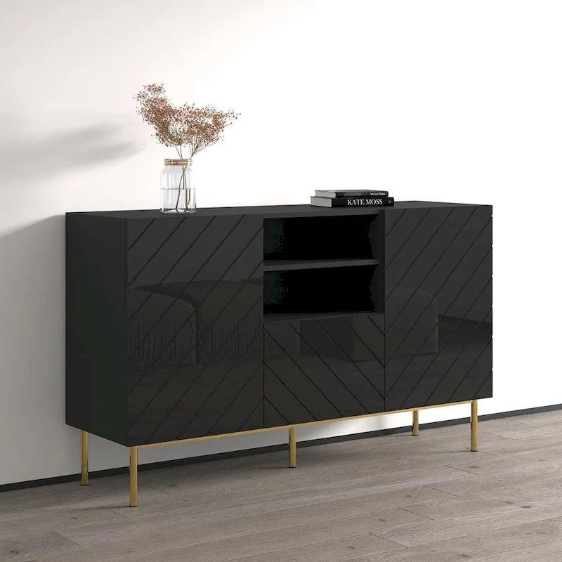 59-Inch Modern Sideboard Storage Buffet Cabinet