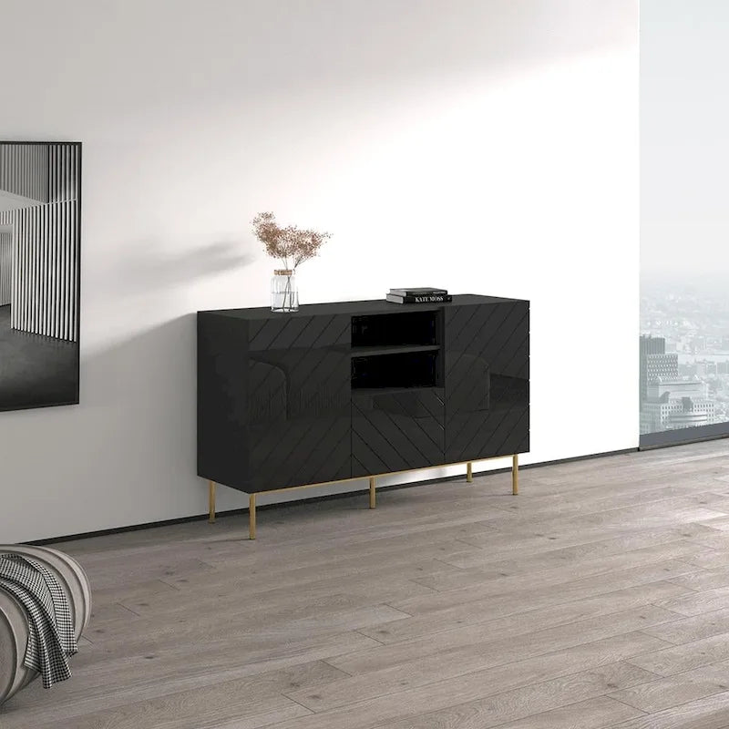 59-Inch Modern Sideboard Storage Buffet Cabinet