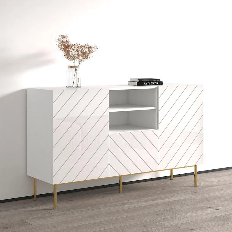 59-Inch Modern Sideboard Storage Buffet Cabinet