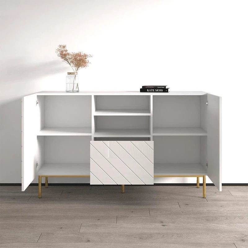 59-Inch Modern Sideboard Storage Buffet Cabinet