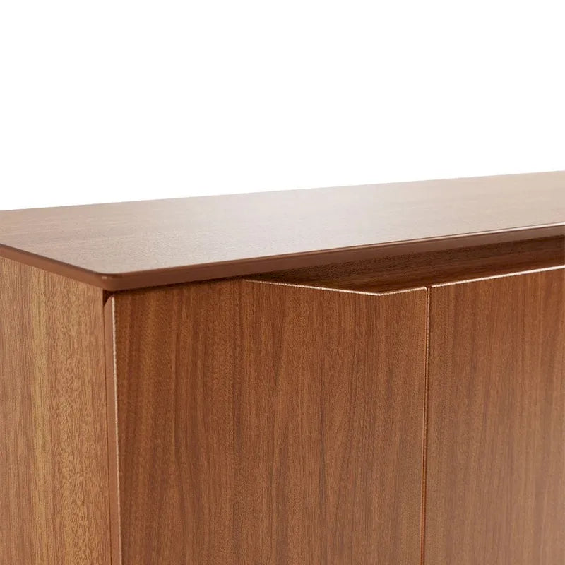 Mid-Century Modern Sideboard Buffet with 4 Shelves 53-Inch