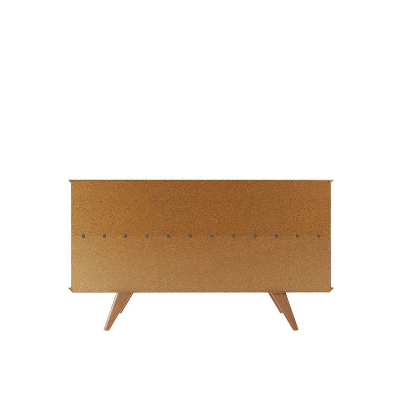 Mid-Century Modern Sideboard Buffet with 4 Shelves 53-Inch