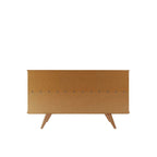 Mid-Century Modern Sideboard Buffet with 4 Shelves 53-Inch