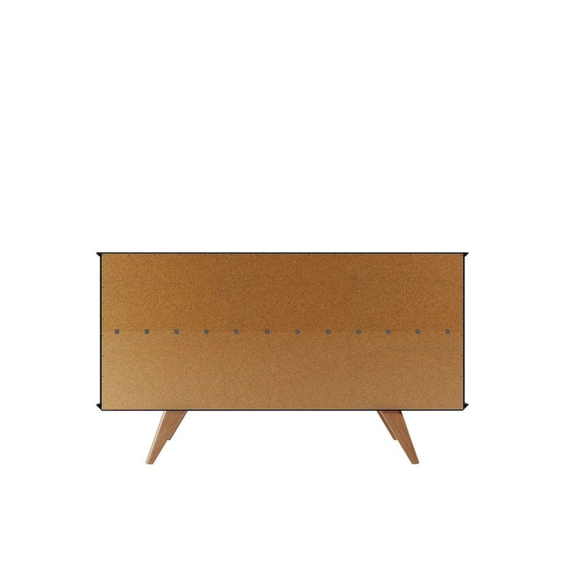 Mid-Century Modern Sideboard Buffet with 4 Shelves 53-Inch
