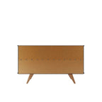 Mid-Century Modern Sideboard Buffet with 4 Shelves 53-Inch