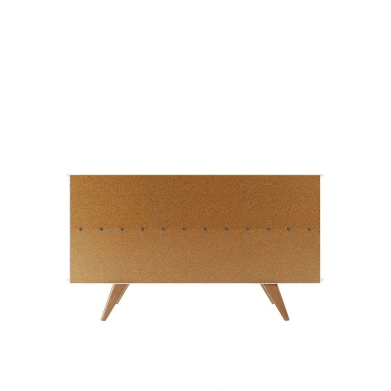 Mid-Century Modern Sideboard Buffet with 4 Shelves 53-Inch