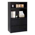 Hirsh HL8000 Combo Lateral File Cabinet, 36 Wide 2-drawer 2-shelf