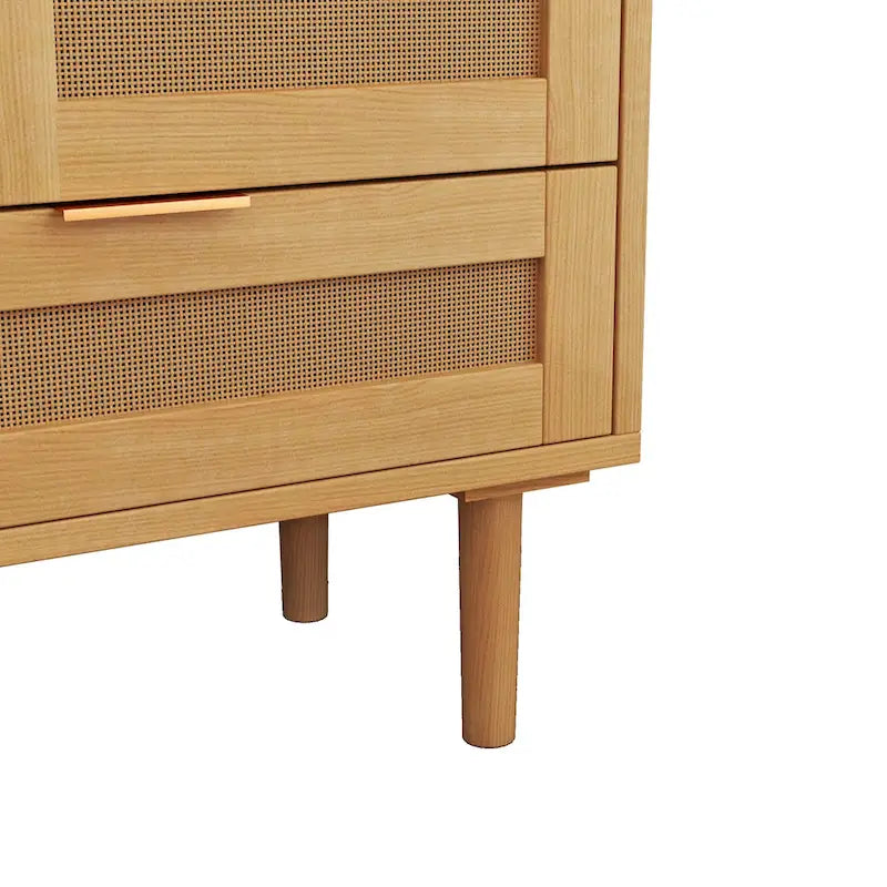 Sliding Barn Door Freestanding Storage Cabinet with Shelves