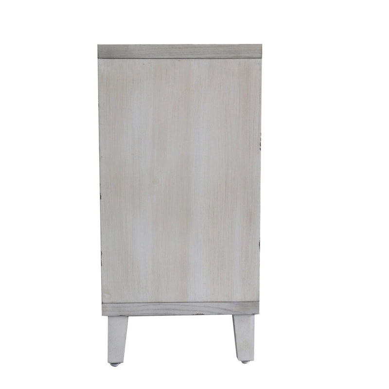 4 Shutter Door Wooden Accent Cabinet Sideboard Buffet