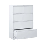 4-Drawer Metal Lateral File Cabinet for Home and Office