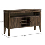 Witte houten hoge ladekast met 5 laden 15.7x11.8x49.5 inch