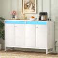 Sideboard Buffet Cabinet with Power Outlet