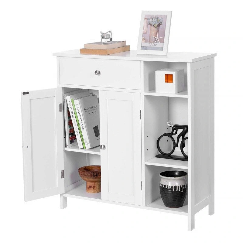 4-Drawer Dresser Chest with Modern Metal Handles for Bedroom