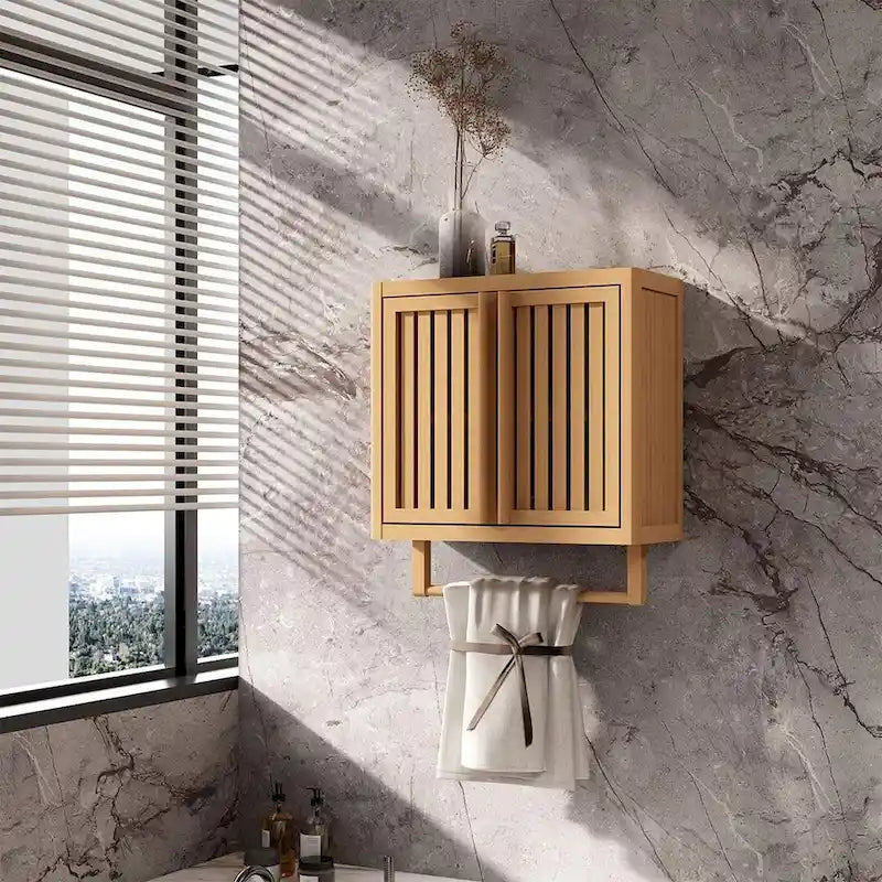 Assorted Bathroom Toilet Bamboo Storage Cabinet