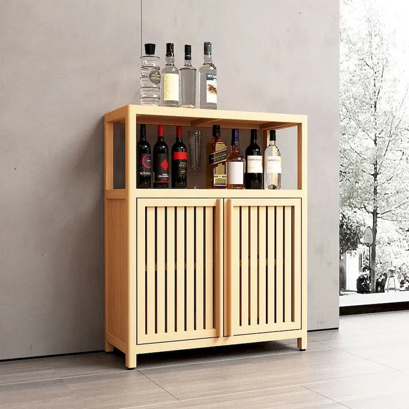 Assorted Bathroom Toilet Bamboo Storage Cabinet