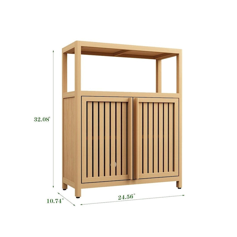 Assorted Bathroom Toilet Bamboo Storage Cabinet