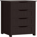 Freestanding Bathroom Floor Storage Cabinet with Shelves