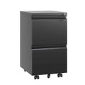 2-Drawer Rolling Metal File Cabinet with Lock for Home Office